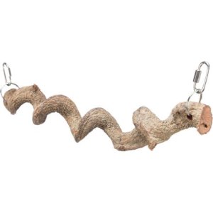 Trixie Přírodní závěsné "cikcak" bidýlko, 36 cm/ 25 mm, dračí dřevo