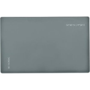 BE NORDIC prostírání, silikon, šedá 48 x 30 cm