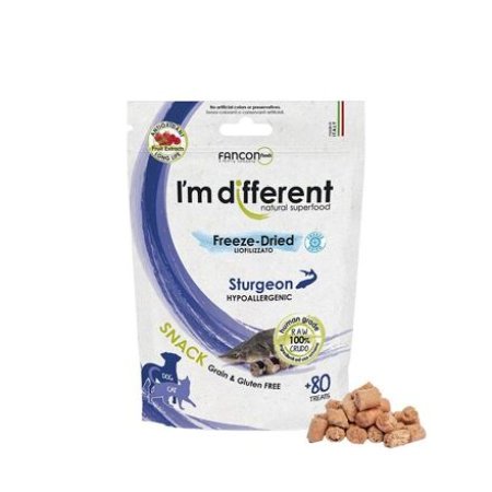 I’M DIFFERENT SNACK jeseter - mrazem sušený pamlsek, 40 g