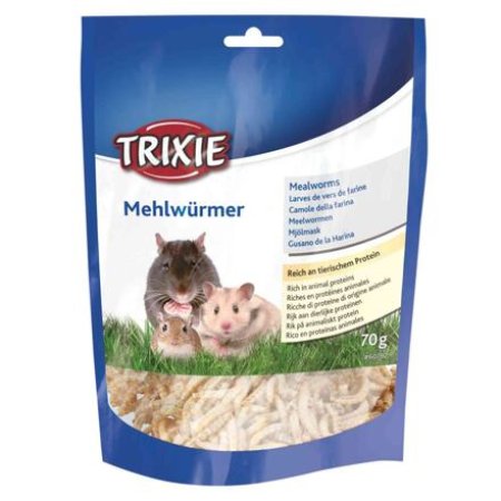 Trixie MEALWORMS, mouční červi sušení, 70g