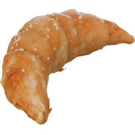 Denta Fun Chicken Croissant [1ks], rohlík z buvolí kůže v kuřecím mase 11 cm, 80g