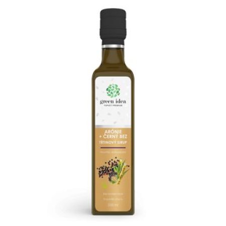 Sirup Třtinový Arónie+černý bez TOPVET 250ml