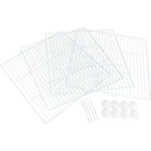 Trixie Rozšiřovací drátěně díly 35 x 35 cm k interiérovému výběhu 62460, 4 ks, bílá