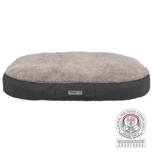 Trixie Ergonomický polštář BENDSON, oválný, 80 x 55 cm, tmavošedá/světlešedá