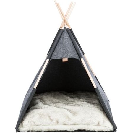 Trixie Jeskyňka TIPI, 70 x 70 x 70 cm, plsť, antracit