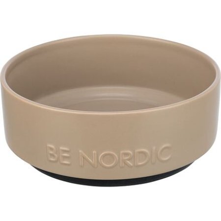 BE NORDIC keramická miska, 1,2 l/ 18 cm šedohnědá 