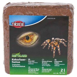 Trixie Kokosový humus 6 ks, tropický substrát 2 l/160 g