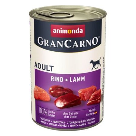 GRANCARNO Adult - hovězí, jehněčí 400g