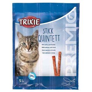 Trixie PREMIO Quintett tyčinky losos/pstruh 5 x 5 g