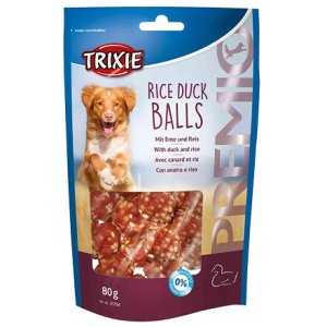 Trixie Premio RICE DUCK BALLS - kuličky kachna a rýže 80 g