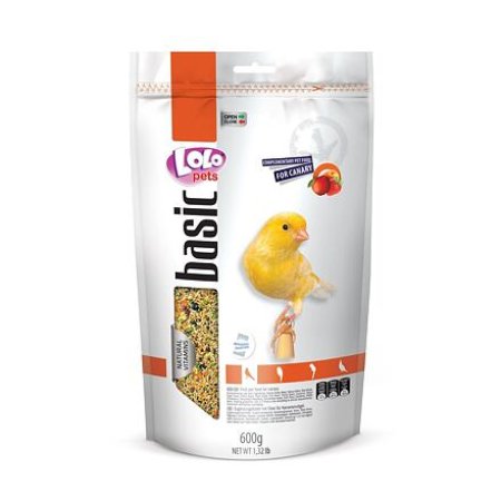 LOLO BASIC ovocné krmivo pro kanárky 600 g Doypack