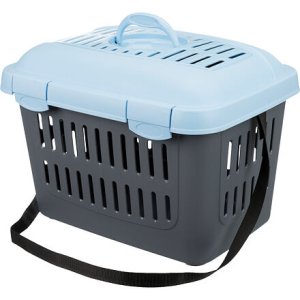 Trixie Transportní box MIDI CAPRI 44x33x32cm max.do 5kg - modro/šedá