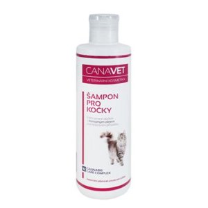 CANAVET šampon pro kočky s antipar.přísadou Canabis CC 250ml