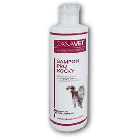 CANAVET šampon pro kočky s antipar.přísadou Canabis CC 250ml