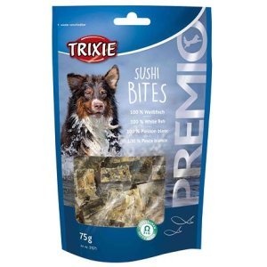 Trixie Premio SUSHI BITES Light - 100% rybí kostky 75g