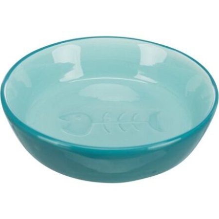 Trixie Keramická miska s obrázkem kostry ryby 200ml/13cm