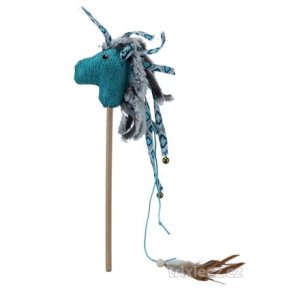 Trixie Plyšový kůň na tyčce, plyš/látka 37 cm