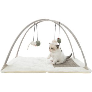 Trixie Hřiště, škrabací podložka s hračkou na pružině 60x33x42cm