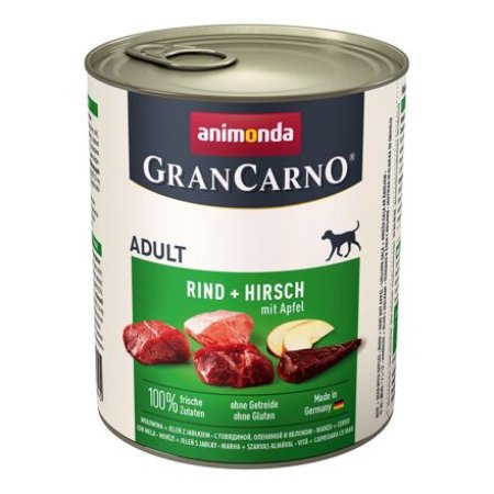 GRANCARNO Adult - jelení maso + jablka 800g