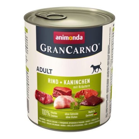 GRANCARNO Adult - králík + bylinky 800g