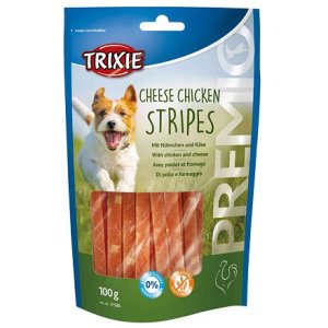 Trixie Premio CHICKEN CHEESE STRIPES - kuřecí pásky se sýrem 100g