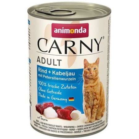 ANIMONDA konzerva CARNY Adult - hovězí, treska, petržel 400g