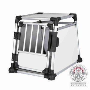 Trixie Transportní klec - hliníkový rám, pevné panely 55x62x78 cm