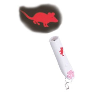 Trixie LED ukazatel motiv myš, na baterie,povzbuzení instinktu 11cm 