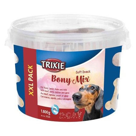 Trixie Soft Snack Bony MIX XXL- hovězí, jehněčí, kuře, zvěřina 1800 g