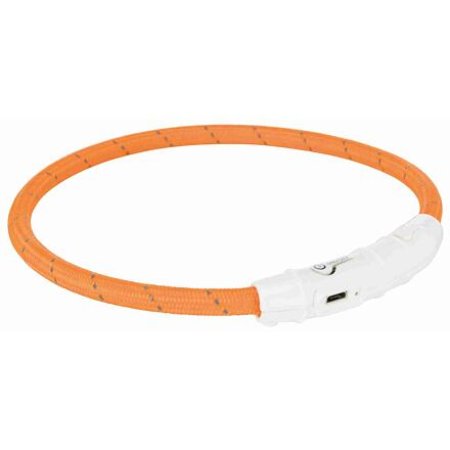 Svítící kroužek USB na krk, oranžový XS-S