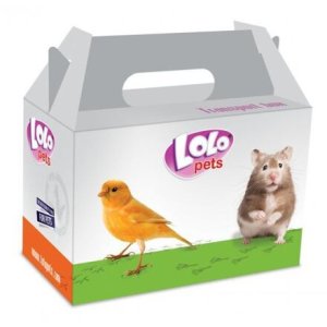 LOLOPets kartonová krabička na transport malá 14x9x8 cm