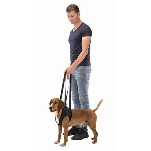 Trixie Podpůrná pomůcka k chůzi L-XL 75-85 cm černá