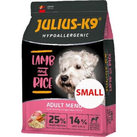 JULIUS K-9 HighPremium ADULT SMALL Hypoallergenic LAMB&Rice 3 kg