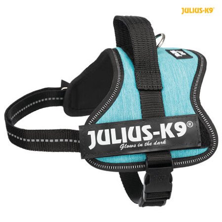 Julius-K9 silový postroj Mini-Mini/XS 40-53 cm/22 mm, oceán - DOPRODEJ