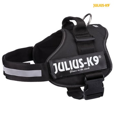 Julius-K9 silový postroj 1/L 66-85 cm/50 mm, - černý