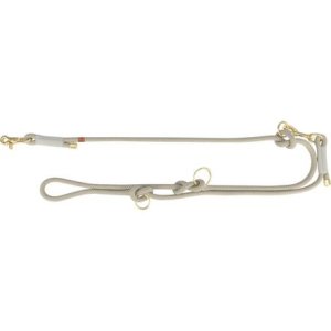 Trixie Soft Rope prodlužovací kulaté tkané vodítko, S-XL: 2.00 m/ 10 mm, šedá/světlešedá