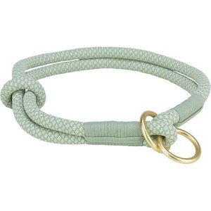 Trixie Soft Rope kulatý polostahovací obojek, šalvěj/máta 45 cm/ 10 mm