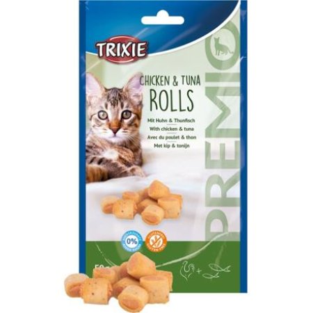 PREMIO Chicken & Tuna Rolls - válečky s tuňákem a kuřetem, 50 g