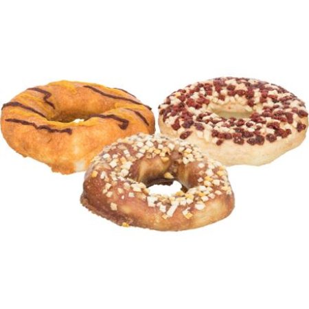 Donuts, buvolí kroužky s příchutí kachna/treska/kuře [1ks], 10 cm