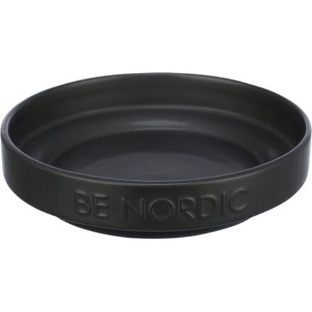 BE NORDIC keramická miska plytká, 0.3l / 16 cm černá