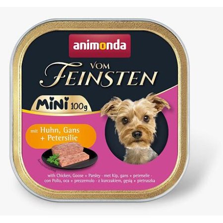 ANIMONDA paštika Vom Feinsten MINI - kuře, kachna, petržel pro psy 100 g