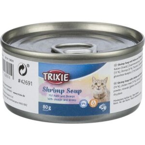 Trixie Shrimp Soup kuře & krevety - tekutý pamlsek pro kočky, 80 g