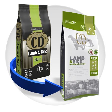 DELIKAN CD Lamb and rice 15 kg
