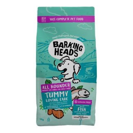 BARKING HEADS All Hounder Tummy Lovin' Care Fish 12kg