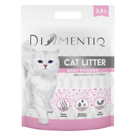 Diamentiq Cat Litter Baby powder scent 3,8 l (DOPRODEJ)