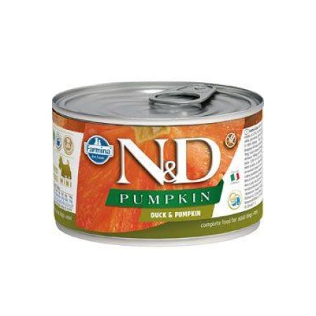 N&D DOG PUMPKIN Adult Duck & Pumpkin Mini 140g (EXPIRACE 02/2024)