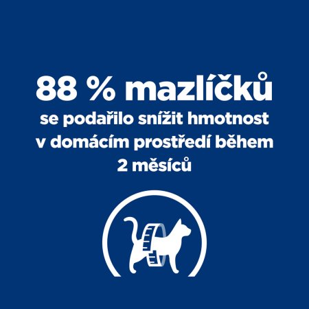 Hill’s Prescription Diet Metabolic Regulace hmotnosti konzerva pro kočky 82 g