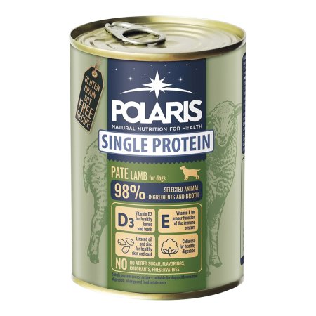 Polaris paté pro psy jehněčí 400 g