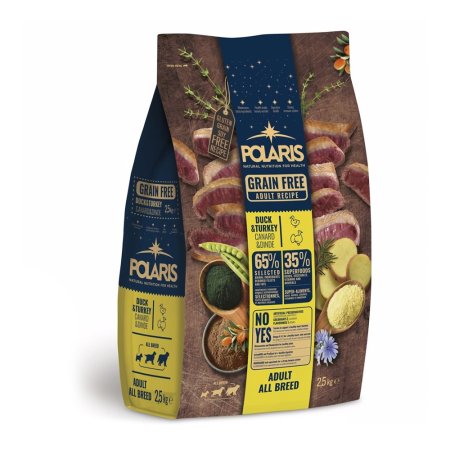 Polaris Grain free pes Adult kachna, krůta 2,5 kg