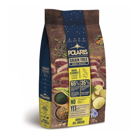 Polaris Grain free pes Adult kachna, krůta 12 kg